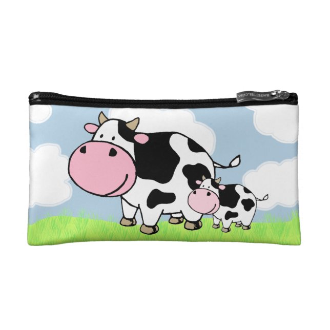 Estuche De Maquillaje Vaca y bebé (Frente)
