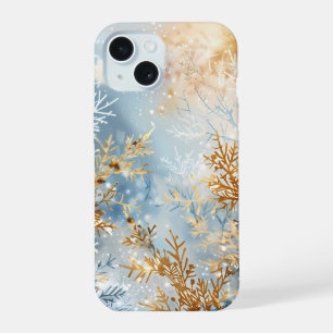 Estuche de teléfono con sueño de oro escarchado