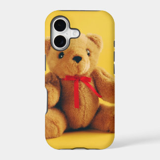 Estuche de teléfono de impresión de osito de peluc