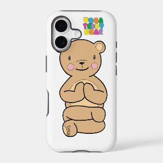 Estuche de teléfono de Oso de Yoga Namaste