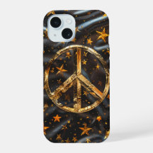 Estuche de teléfono de simbolismo de oro cósmico