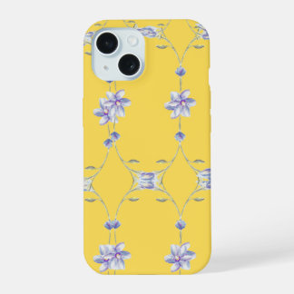 Estuche de teléfono floral brillante
