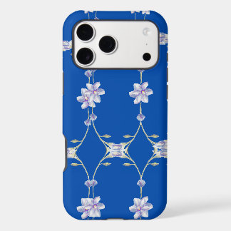 Estuche de teléfono floral elegante y de majestad 