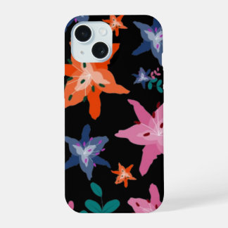 Estuche de teléfono floral para flores