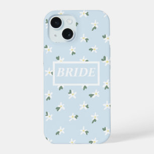 Estuche de teléfono floral para novias