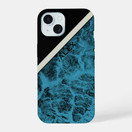 Estuche de teléfono "Turquesa de madera"