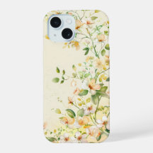 Estuche Delicado de Primavera Blossoms Watercolor