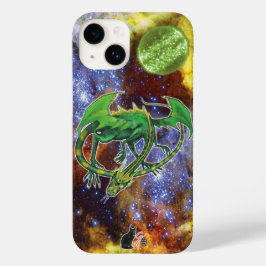 Estuche Emerald Cosmic Dragon para iPhone Funda Ma