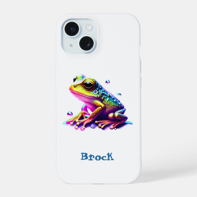 Estuche Fabulous Frog Phone personalizado (Reverso )