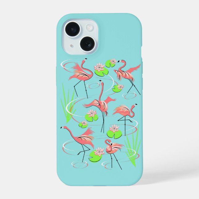 Estuche Flamingo Fandango para iPhone (Reverso )