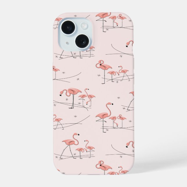 Estuche Flamingos Multi Pink para iPhone (Reverso )
