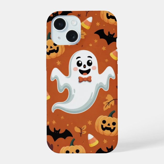 Estuche Ghost Bat Pumpkin Playful iPhone / iPad (Reverso )