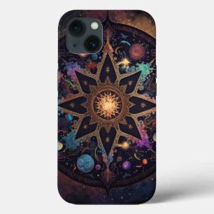 Estuche Mandala para iPhone de Funda de arte visua