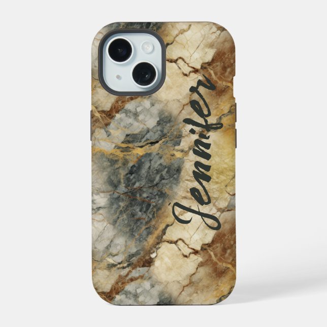 Estuche Marble Stone 15 para iPhone / iPad (Reverso )
