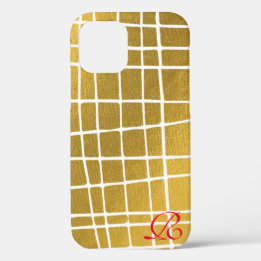 Estuche moderno para iPhone con Funda y monograma