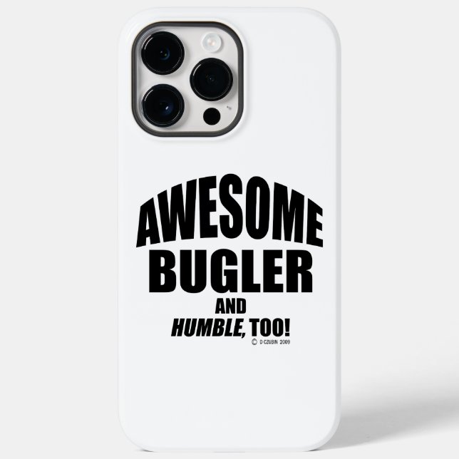 Estuche para iPhone Awesome Bugler Funda Mate (Reverso )
