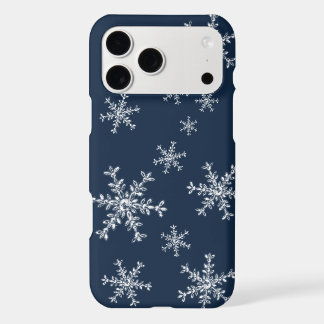 Estuche para iPhone azul Crystal Snowflakes