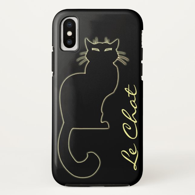 Estuche para iPhone Cat Lover Le Chat Funda (Reverso)