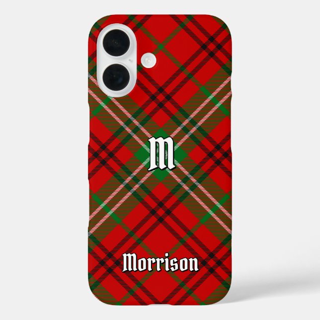 Estuche para iPhone Clan Morrison Red Tartan Funda (Reverso )