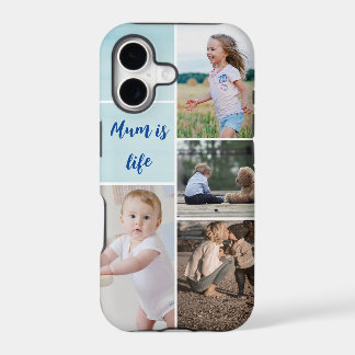 Estuche para iPhone con Cuadrícula de Collage de f