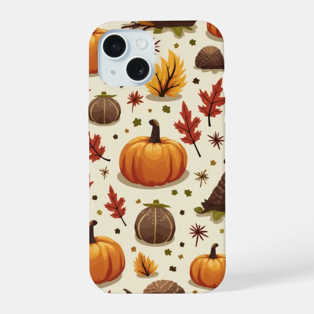 Estuche para iPhone de Acción de Gracias (Reverso )