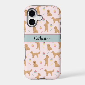 Estuche para iPhone de Cockapoos y Cupcakes Funda-