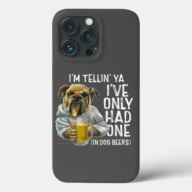 Estuche para iPhone de Dog Beers Funda Mate (Reverso )