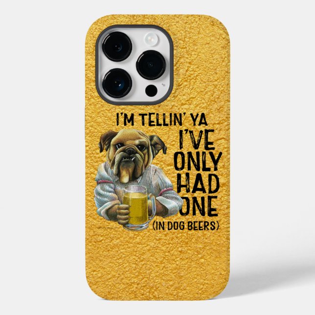 Estuche para iPhone de Dog Beers Funda Mate (Reverso )