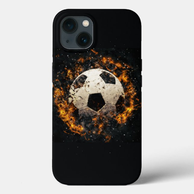 Estuche para iPhone de fútbol - Fundas fuertes y m (Reverso )