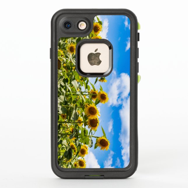 Estuche para iPhone de girasol (Reverso)