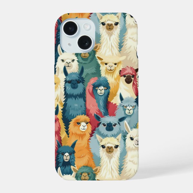 Estuche para iPhone de Llamas divertidas (Reverso )