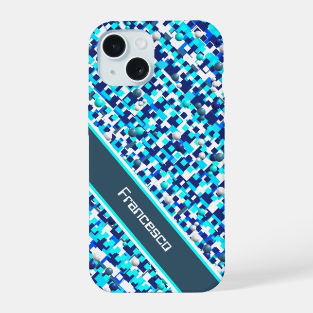Estuche para iPhone de patrón geométrico Funda-mat (Reverso )