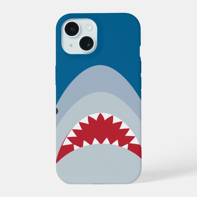 Estuche para iPhone de tiburón (Reverso )