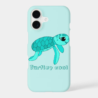 Estuche para iPhone de tortuga de bebé fresca