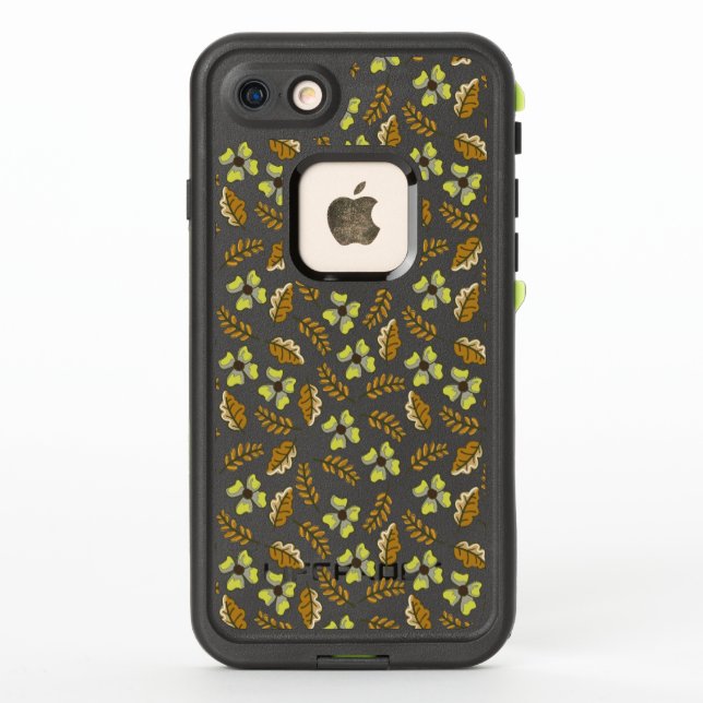 estuche para iPhone estético Flower & leaf (Reverso)