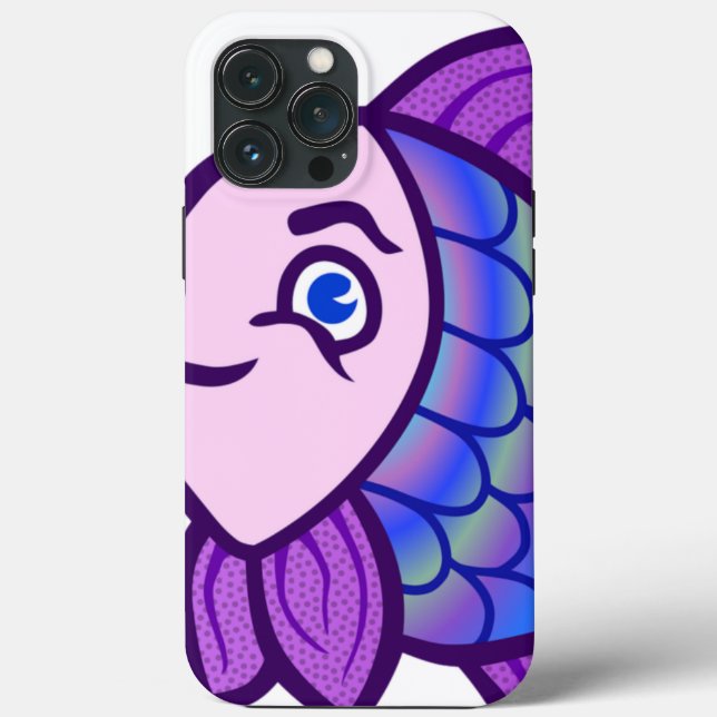 Estuche para iPhone Fish Funda Mate (Reverso )