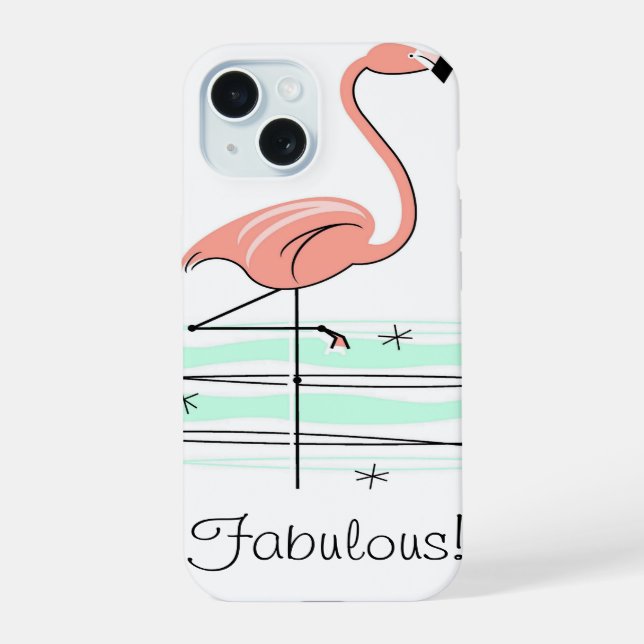 Estuche para iPhone Flamingo Ocean 'Fabulous!' (Reverso )
