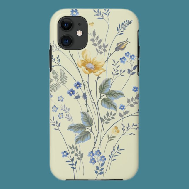 Estuche para iPhone Funda floral de flores silvest (Subido por el creador)