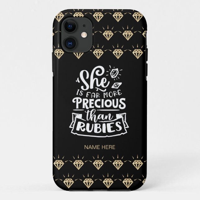 Estuche para iPhone Funda Mate Cute Precioso Que R (Reverso)