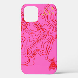 Estuche para iPhone Funda Mate de moda Red Bee Mon