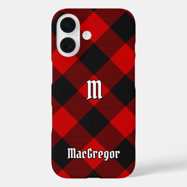 Estuche para iPhone MacGregor Rob Roy Tartán Funda (Reverso )