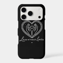 Estuche para iPhone moderno Love Without Limits