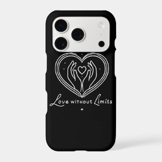 Estuche para iPhone moderno Love Without Limits