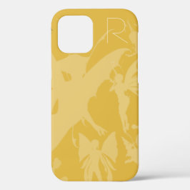 Estuche para iPhone Monograma Funda Mate Gold Fair