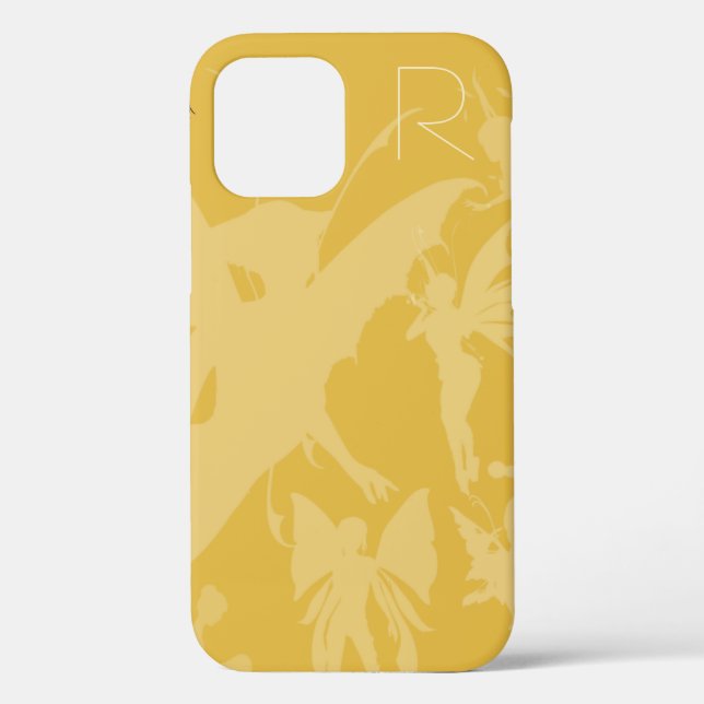 Estuche para iPhone Monograma Funda Mate Gold Fair (Reverso )
