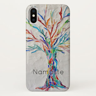 Estuche para iPhone para Funda de árbol arcoiris d