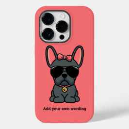Estuche para iPhone para Funda de Bulldog azul-mat