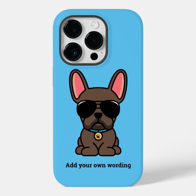 Estuche para iPhone para Funda de Bulldog francés  (Reverso )