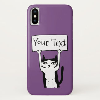 Estuche para iPhone para Funda de gato personaliza