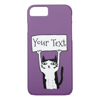 Estuche para iPhone para Funda de gato personaliza